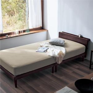 15分で組み立てられるタモ材のコンセント付きすのこベッドの商品写真