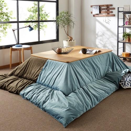 マイクロファイバーのバイカラーこたつ布団の商品写真