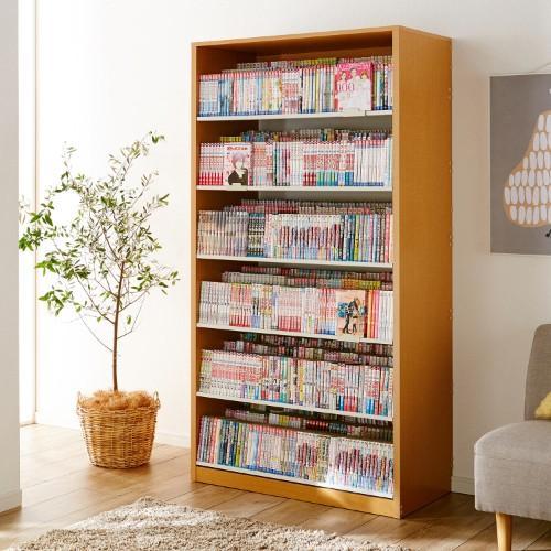 トリプル棚板のコミックラック・本棚の商品写真