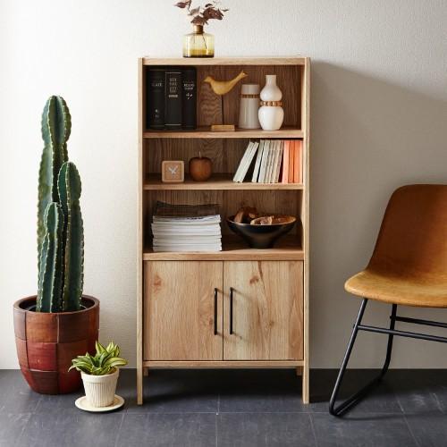 塩系インテリアに馴染むハイキャビネットの商品写真