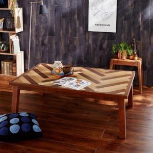 【大型商品送料無料】ヘリンボーン天板のこたつの商品写真