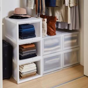 フラップ扉の樹脂ケース3個セット【奥行50cm】の商品写真