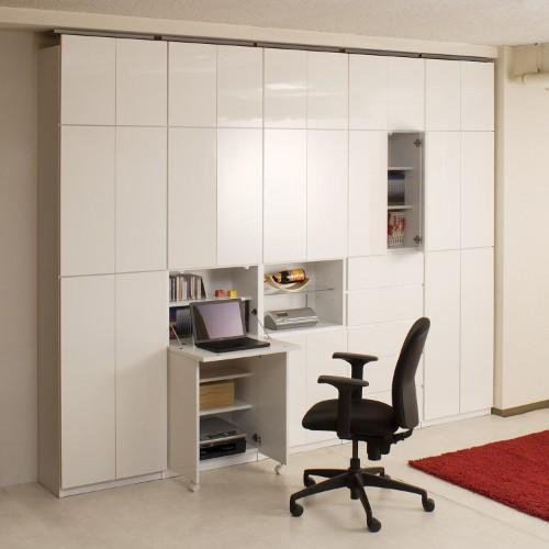 天井まですっきり突っ張り壁面キャビネットの商品写真