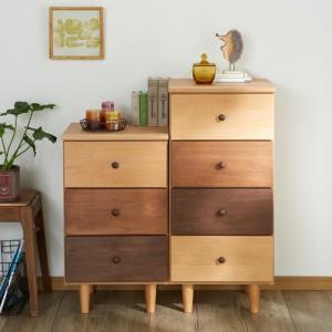 【大型商品送料無料】アルダー材のスリムチェストの商品写真