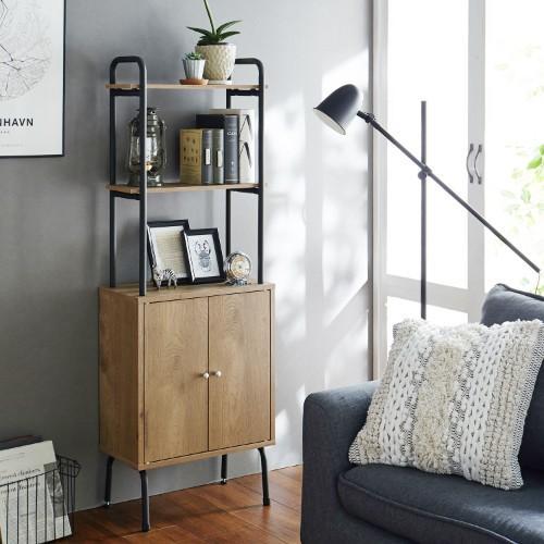 スッキリ置ける!塩系インテリアに馴染むオープンラックの商品写真