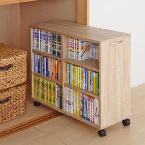 シャビーな木目の押入れワゴンの商品写真