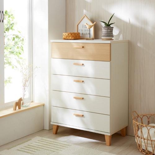 【完成品】レール付き衣類収納チェストの商品写真