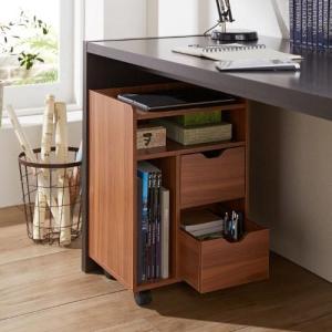 小分けに収納できるデスク下ワゴンの商品写真