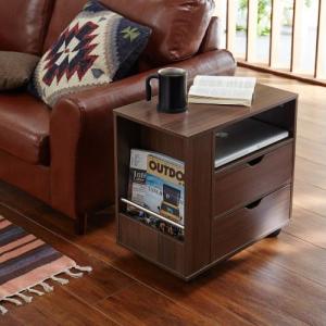 小分けに収納できるソファーサイドワゴンの商品写真