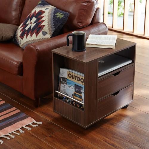 小分けに収納できるソファーサイドワゴンの商品写真