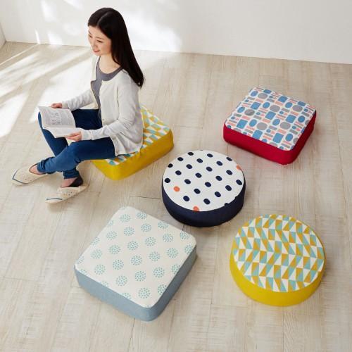 【安心の日本製】低反発ウレタン入りカバーリングあぐらクッションの商品写真