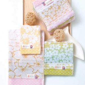 白桜 バス・フェイス・ウォッシュタオルセット 木箱入りの商品写真