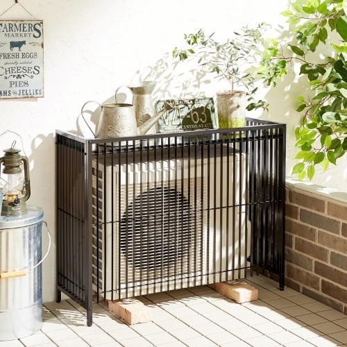 シンプルモダンなエアコン室外機カバー[日本製]の商品写真