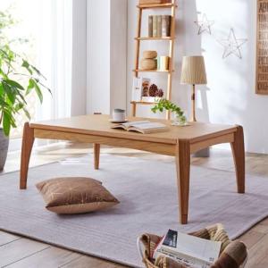 布団がずれにくいオーク材の継脚こたつテーブルの商品写真