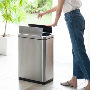 蓋が自動で開くセンサー式ステンレス製キッチンゴミ箱<9L/20L/30L/45L>の商品写真