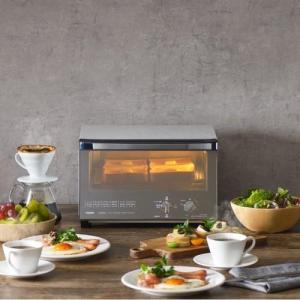 ムラなく焼けるミラーガラスオーブントースターの商品写真