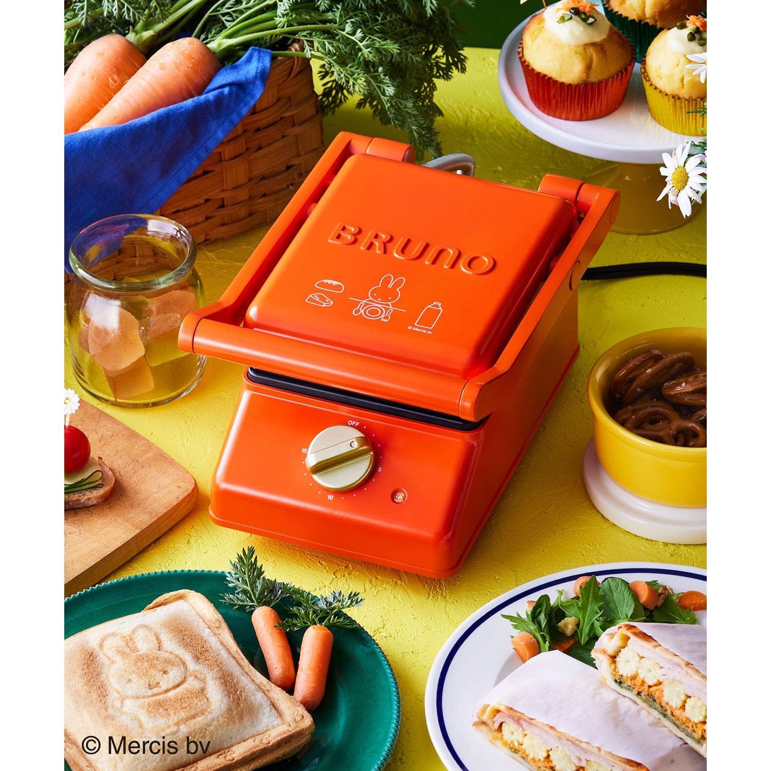 グリルサンドメーカー シングル/BRUNO「ミッフィー」の商品写真