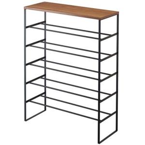 天板付きシューズラック 6段の商品写真