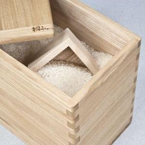 桐の逸品シリーズ『桐子モダン』桐の米びつ■サイズ：A(5kg用)の商品写真