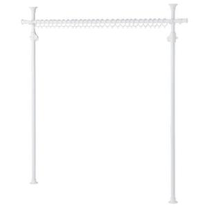 簡単つっぱりカーテンポール■カラー：ホワイトの商品写真