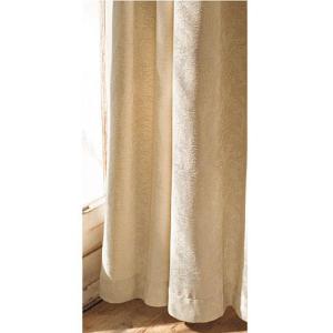 〔形状記憶付き〕ジャカード織りカーテン(レース柄)の商品写真