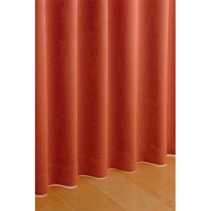 〔形状記憶付き〕スエード風タッチの無地遮光カーテンの商品写真