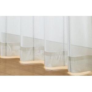 〔形状記憶付き〕遮熱ミラーレースカーテンの商品写真