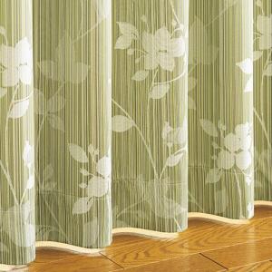 遮熱遮音・安眠1級遮光ジャカード織カーテン(リーフ柄)の商品写真