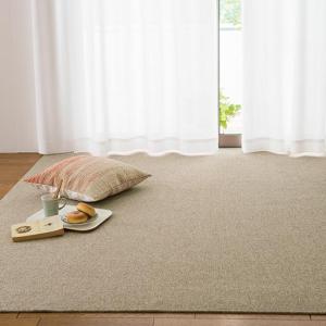 防ダニ・防炎・カーペットラグ/吸湿放湿 天然素材ウール製 床暖房ホットカーペット対応■カラー：ベージュ ブラウン ライトブラウン ■サイズ：江戸間4.5畳(261×261cm),江戸間6畳(352×261cm),江戸間10畳(440×352cm),ラグ(190×130cm),ラグ(190×190cm),ラグ(240×190cm),ラグ(290×190cm),江戸間3畳(261×176cm),江戸間8畳(352×352cm),江戸間2畳(176×176cm)の商品写真