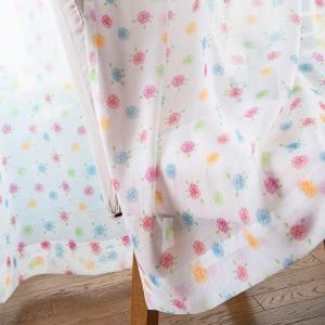 花柄プリントボイルカーテンの商品写真