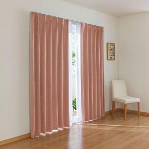 生地の風合い豊かなナチュラルカーテン(遮熱保温・3級遮光・形状記憶)の商品写真