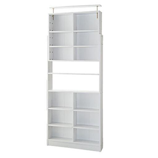 奥行きが選べる1cmピッチ突っ張り壁面収納の商品写真