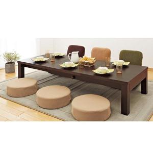 3段階に長さを変えられる伸張リビングテーブルの商品写真