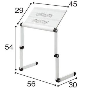 マウスも使えるフレキシブルパソコンテーブルの商品写真