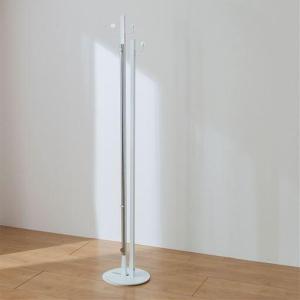 一台三役 物干しポールハンガー/ハンガーラック■カラー：ホワイト ブラウン シルバー ■サイズ：A(シングル),B,C(ダブルコーナー用)の商品写真