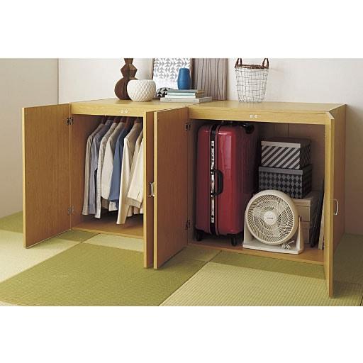 布団収納庫■カラー：ライトブラウン ■サイズ：Aの商品写真