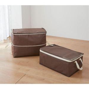 2倍収納袋■カラー：ブラウン ■サイズ：B(布団用),A(衣類用)の商品写真