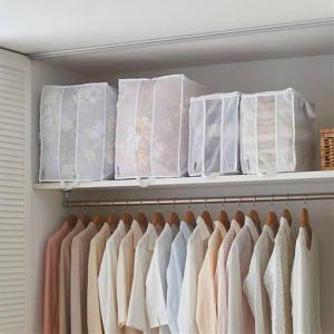 丈夫な洗える収納袋■カラー：ホワイト ■サイズ：A(衣類収納),B(布団収納)の商品写真