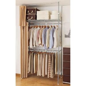 カーテンロッカー■カラー：アイボリー ブラウン ■サイズ：C(奥行57/1列/幅144-235),D(奥行101/2列幅144-235)の商品写真