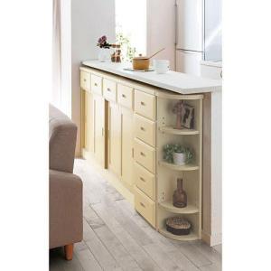 奥行が選べるカウンター下引き戸収納庫(完成品)の商品写真