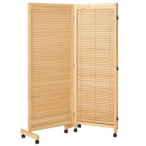 パーテーション(リビング・和室にぴったり)■カラー：ナチュラル ■サイズ：A(3連)の商品写真