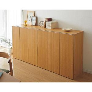 奥行が選べるシンプルキャビネットの商品写真