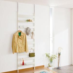 つっぱりラダーラック■カラー：シルバー クリーム レッド ブラウン ホワイト ■サイズ：E(幅66),D(幅46),C(幅86)の商品写真