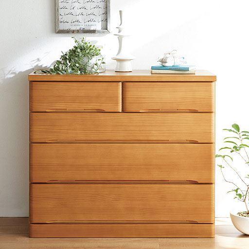 30%OFFチェスト(パイン天然木)■サイズ：B(4段),C(5段),E(3段),H(6段),K(5段)の商品写真