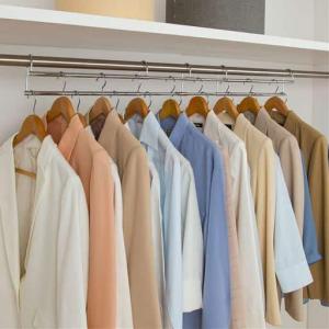 収納力アップ1.5倍ハンガー■サイズ：A(幅61-90),B(幅90-120),C(幅109-155)の商品写真