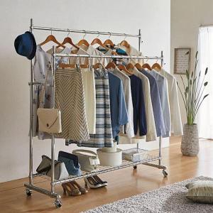 ハンガーラック(頑丈タイプ)/キャスター付き■サイズ：B(シングルタイプ/幅90cm),C(シングルタイプ/幅120cm),E(ダブルタイプ/幅90cm),F(ダブルタイプ/幅120cm),G(ダブルタイプ/幅150cm)の商品写真