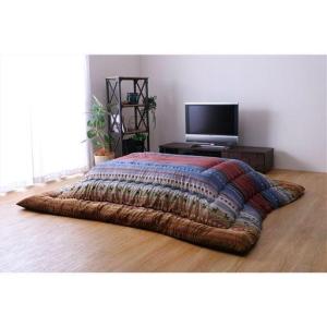 大判こたつ掛け布団(ラディ)■カラー：グリーン A(マルチ) ■サイズ：正方形L(205×205),長方形L(205×245),長方形LL(205×285)の商品写真