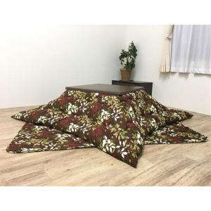 こたつ布団(掛け敷セット・アレン)■カラー：ブラウン ベージュ ■サイズ：長方形M(190×240)の商品写真