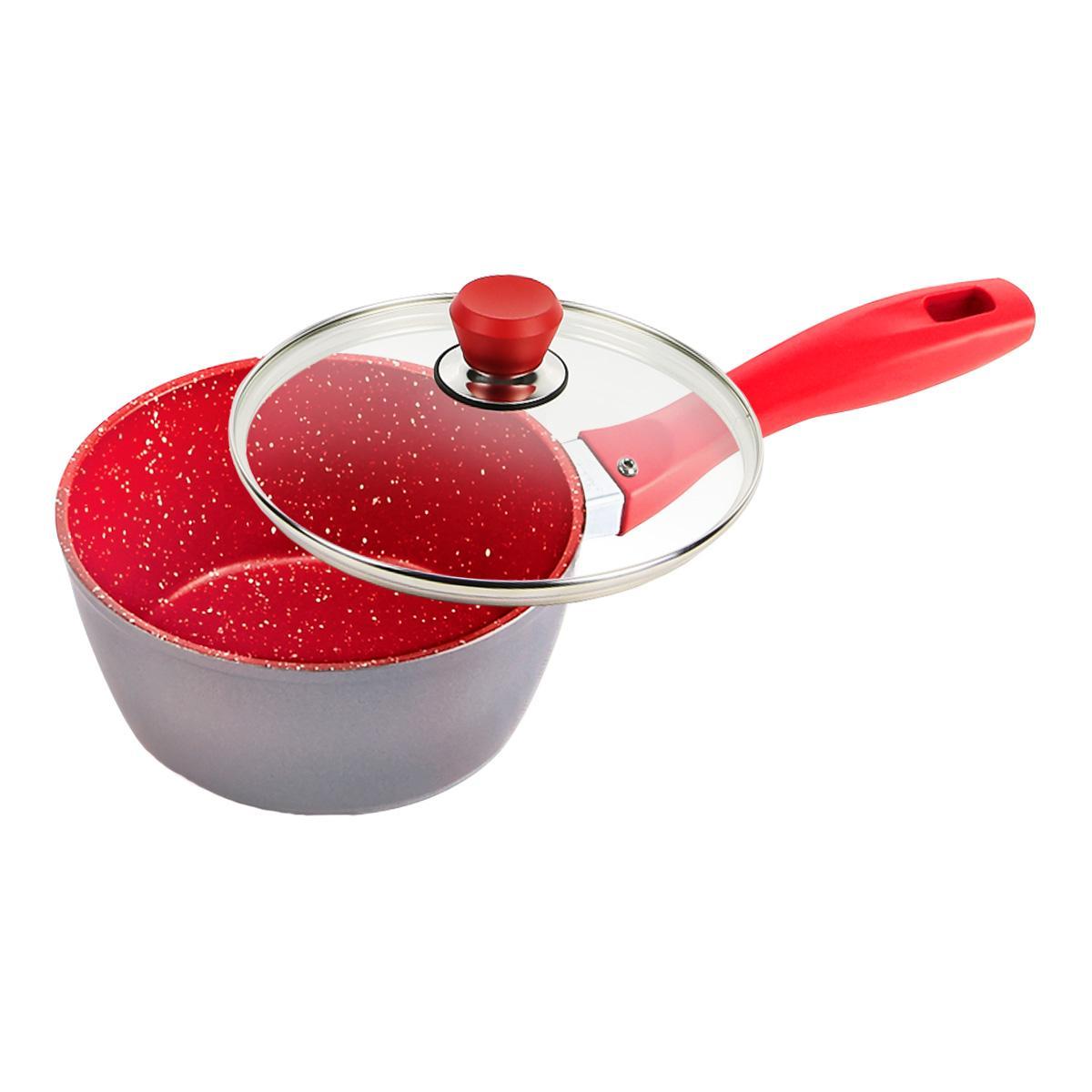 フレーバーストーン 16cmミルクパン 蓋付きの商品写真