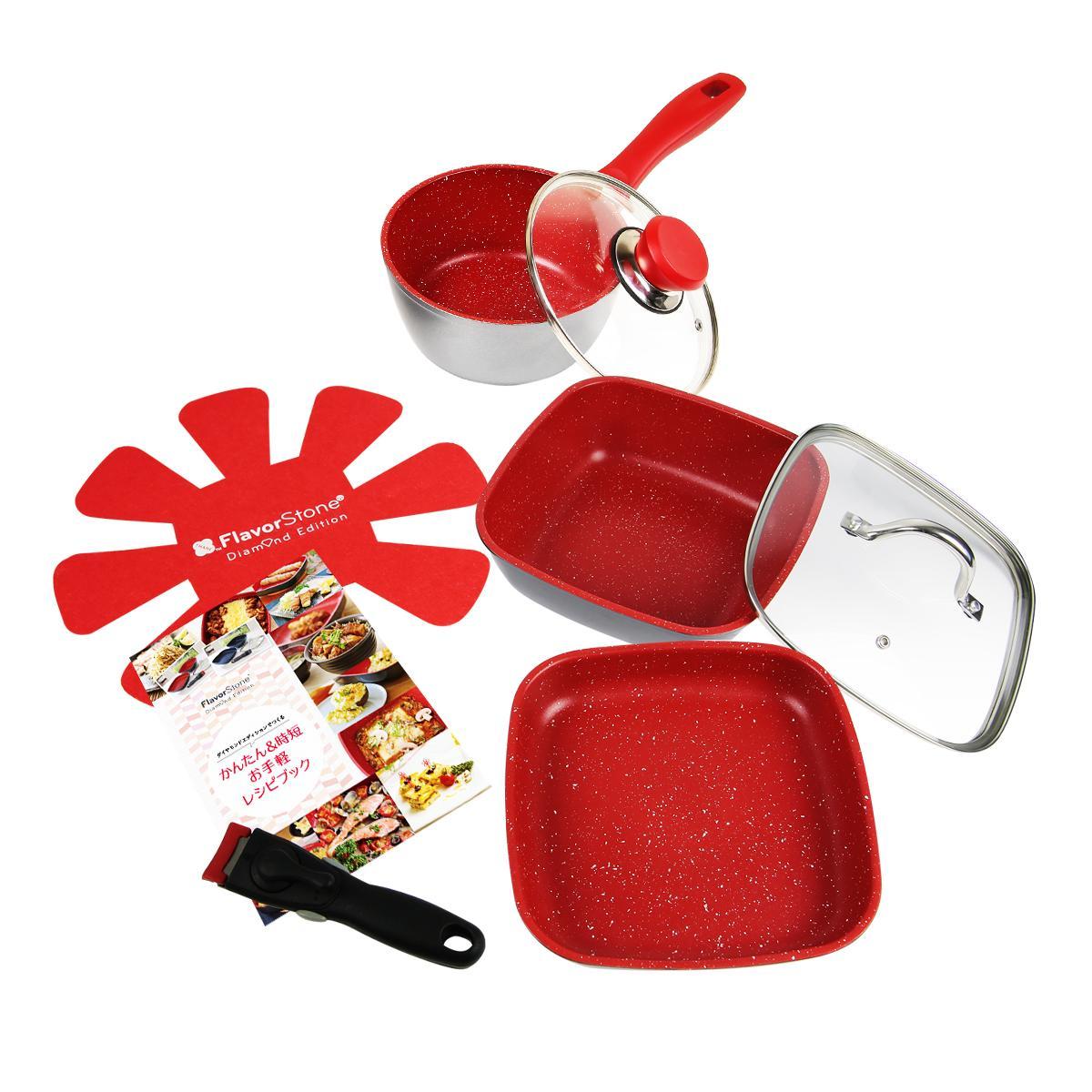 フレーバーストーン ダイヤモンドエディション 8点セット レッド【送料無料】の商品写真